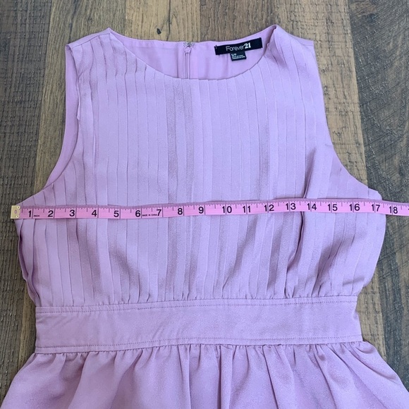 Forever 21 Lilac Purple Mini Dress Sz Small - Picture 4 of 10